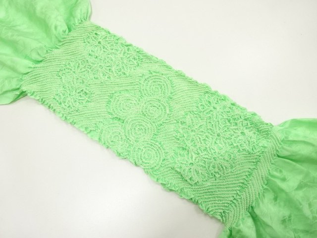 JAPANESE KIMONO / OBIAGE / SILK / SHIBORI